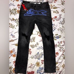Billionaire Boys Club x Icecream Black Denim straight leg Jeans